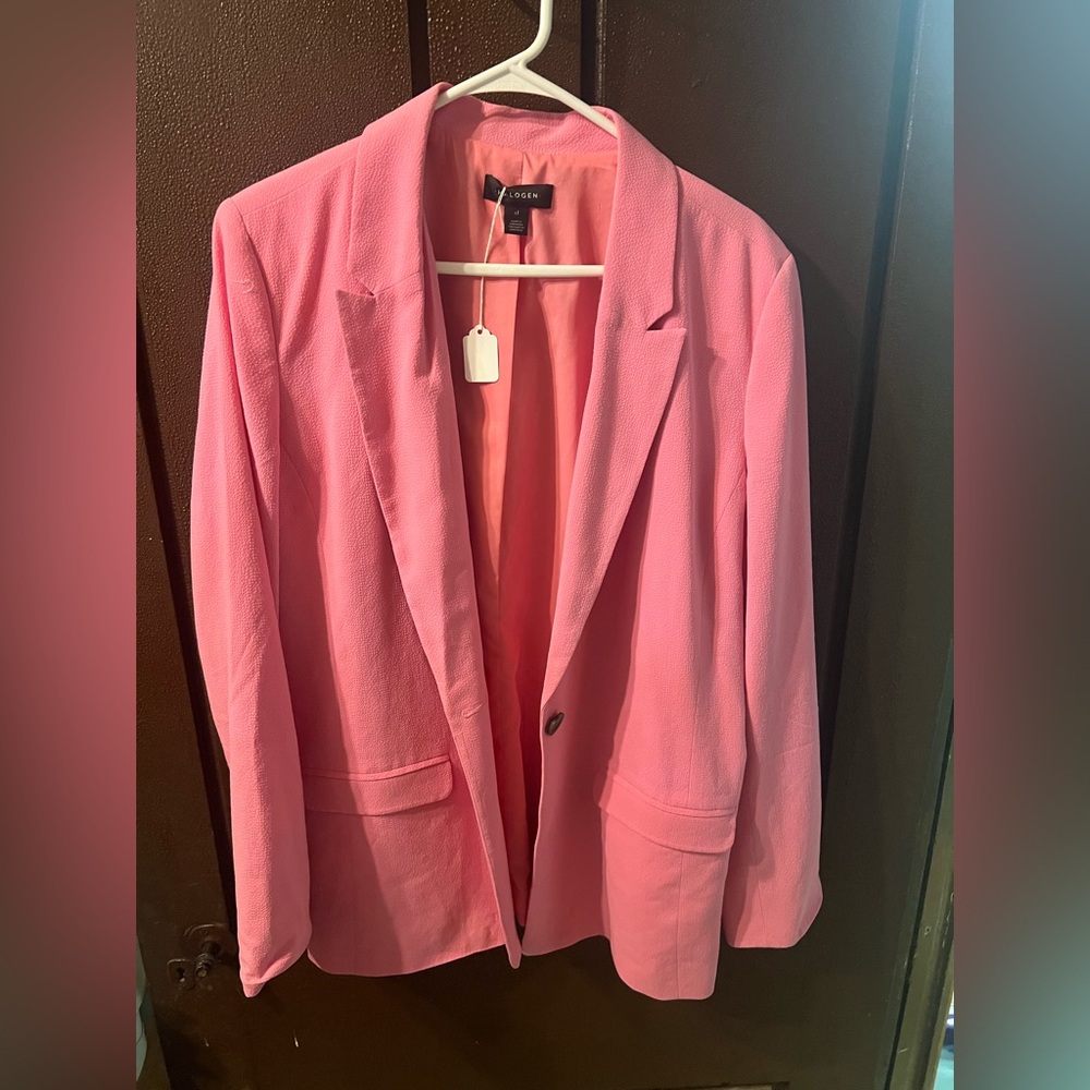 Halogen Pink Women's Blazer